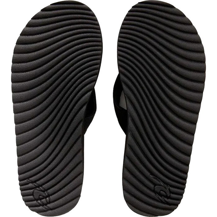 2024 Rip Curl Mnner Chiba Open Toe Flip Flops TCTG47 - Black